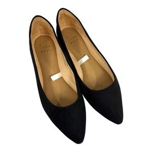 A New Day Womens Corinna Ballet Flats With Memory Foam Insole Black Size 6
